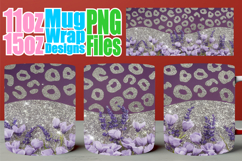 Serene beauty 11oz 15oz mug wrap, Leopard Prints Product Image 1