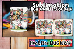 Dreamy vibes 11oz 15oz sublimation wrap, Easter Gnomes Product Image 1