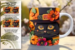 3D Halloween Mug Wrap Design for 11oz 15oz Cups Product Image 1