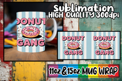 Joyful journeys 11oz 15oz sublimation wrap, Retro Food Product Image 1