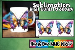 Playful Spring Butterflies: Mug Art Edition Product Image 1