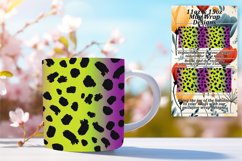 Glitter Leopard Mug Wrap Patterns for Earrings Product Image 1