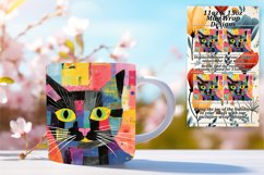 Cat-Themed 11oz &amp; 15oz Mug Wraps Product Image 1