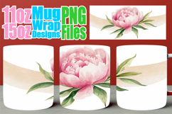 Wholesome vibes 11oz 15oz sublimation wrap, Flowers Product Image 1