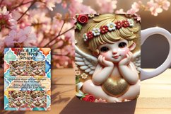 Vivid 11oz Mug Wrap Png Artwork , 3D Cupid Product Image 1