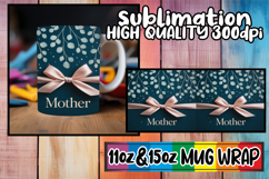Cheerful thoughts 11oz 15oz sublimation wrap, Mother's Day Product Image 1