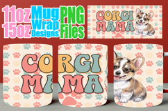 Enchanting thoughts sublimation mug wrap, Dog Mom Product Image 1