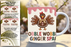 Playful 11oz Png Mug Wrap Template , Holiday Product Image 1