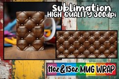 Sleek 3D Quilted Pattern Mug Wrap Product Image 1