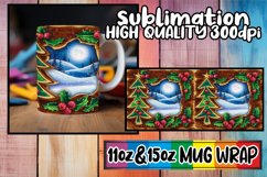 Amazing vibes sublimation 11oz 15oz mug wrap, Christmas Product Image 1