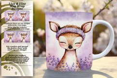 Stunning 15oz Mug Wrap Png Template , Animals Product Image 1