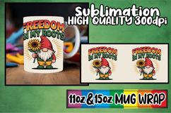 Refreshing vibes 11oz 15oz sublimation wrap, Juneteenth Product Image 1