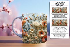 Spring Blossom Mug Wrap - Embroidered Design Product Image 1