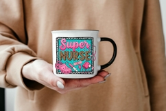 Super Nurse PNG Leopard Print, Nurse Sublimation Design Product Image 6