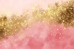 Pink and gold glitter background with a mix of soft Product Image 1