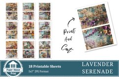 Mixed Media Lavender Serenade junk journal kit Product Image 6