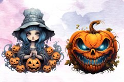 Halloween Clipart Sublimation Bundle, Halloween Clipart Product Image 6