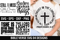 Bible Verse SVG Design - The Lord Is My Light and My Salvati Product Image 1