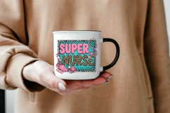 Super Nurse PNG, Nurse Sublimation Design, Leopard Nurse Shi Product Image 6