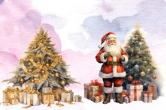 Watercolor Christmas Tree Clipart Sublimation, Watercolor Product Image 6