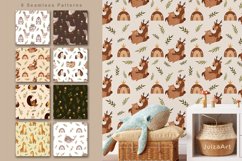 Mother and baby collection, Cute animals clipart &amp; patterns Product Image 6