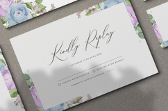 beautiful wedding card invitation set with roses flower Product Image 4
