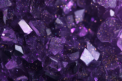 Sparkling purple crystals with glittering specks and facets Product Image 1