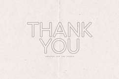 Dense Rounded Outline Sans Serif Font Product Image 6