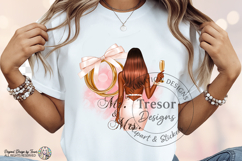 Mr And Mrs Bride Glam Girl Sticker PNG Wedding Clipart Product Image 8