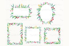 Watercolor wedding frame clipart #w171 Product Image 8