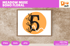 Meadow Muse Boho Floral Monogram Product Image 1