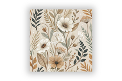 Boho Wildflowers Seamless Pattern, Chic Botanical Product Image 6