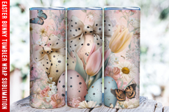 Easter Bunny Tumbler Wrap | 20oz Straight &amp; Tapered Tumbler Product Image 1