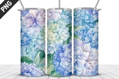 Flowers Tumbler Wrap | Sublimation Design | Tumbler PNG Product Image 1