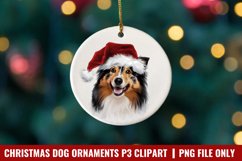 Breeds Of Christmas Dog Ornaments Clipart PNG Product Image 1