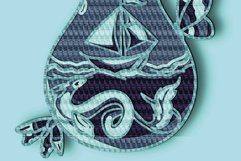 Boat 3D multilayer SVG/ Boat 3D mandala/ Boat paper cut Product Image 5