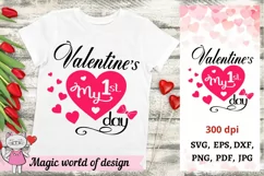 My First Valentines Day SVG, Valentines Day kids SVG, Product Image 4