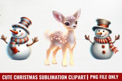 Cute Christmas Sublimation Clipart Product Image 1