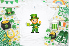 St Patrick’s Day Clipart Set Leprechaun PNG SVG JPG Product Image 2