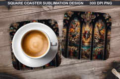 Christian Coaster Sublimation, Christian Coaster PNG Design Product Image 1
