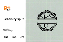 Leafinity Split Monogram Product Image 1