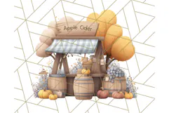 Woodland Apple Orchard Festival PNG Fall Clipart Product Image 2