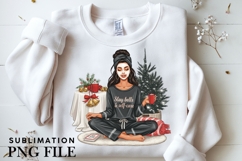 Christmas motivational women png design for T-shirts Product Image 3