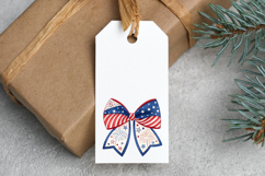 Fourth of July Coquette Bow Clipart, baseball bow, glove bow Product Image 5