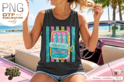 Sardines Salty &amp; Free PNG, Coastal Summer Beach Design Product Image 3