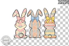 Easter Funny Bunny - Easter Clipart PNG Design Product Image 1