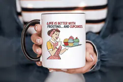 Life is better with frosting and cupcakes PNG Sublimation Product Image 6