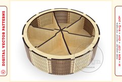 Box Organizer v5 - laser cut file - Glowforge ready SVG Product Image 6