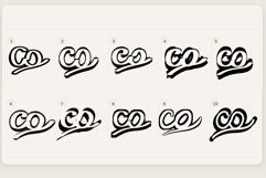 Seamless Lettering Brushes for Procreate Product Image 6