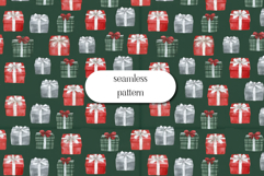 Christmas Gift Boxes Seamless Pattern Product Image 1